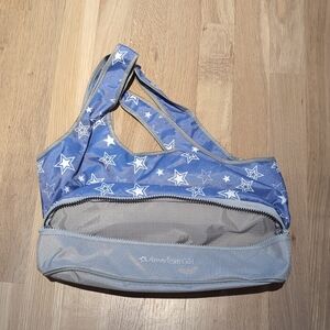 American Girl Purple & White Stars DOLL CARRIER, Tote, Travel Bag W/Storage